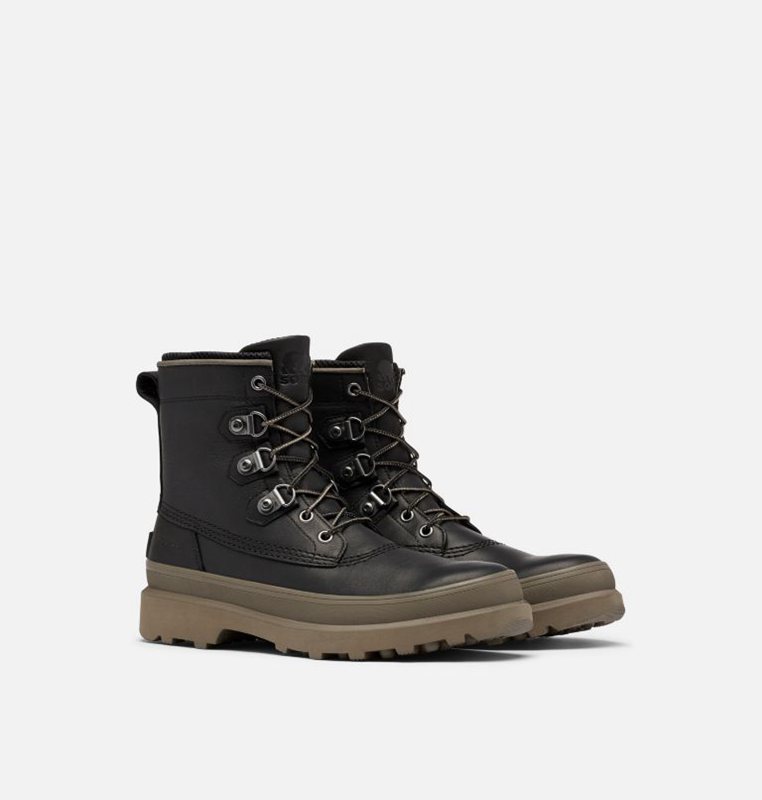 Sorel Erkek Caribou™ Street - Kısa Bot Siyah - 079-RCDMWO